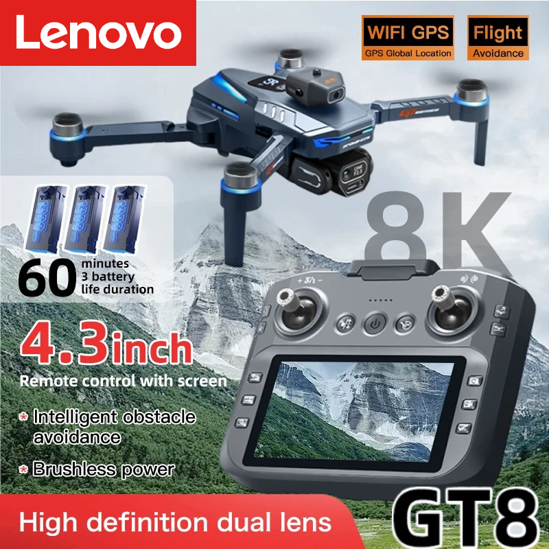Drone Surveying - レノボ GT8 ドローン 8K プロフェッショナルデュアルカメラ GPS