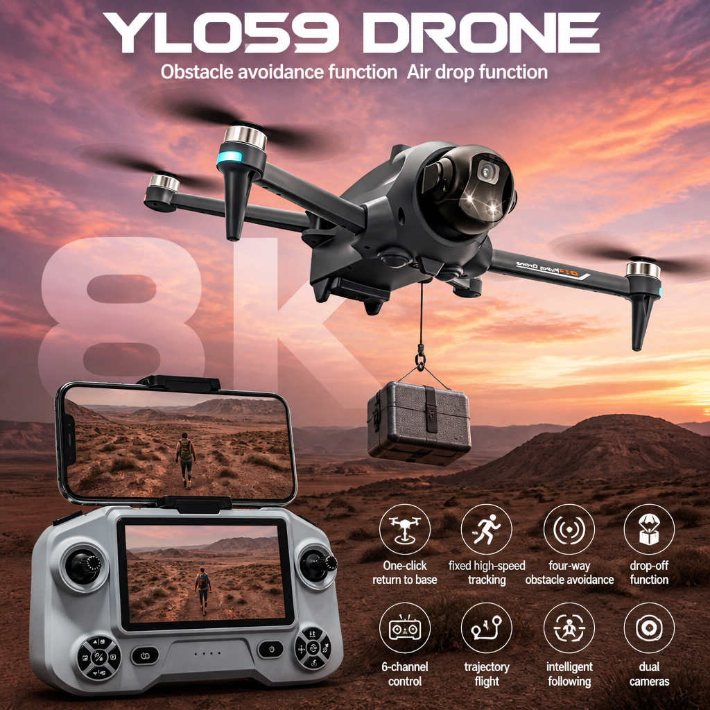Drone Surveying - NEW YL059 ドローン GPS 自動帰還 障害物回避
