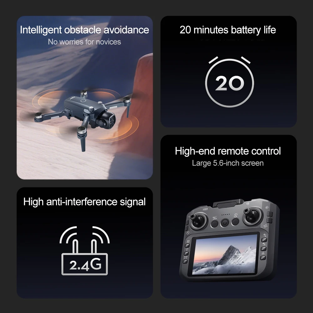 レノボ V988 大型スクリーンリモコン付きクアッドコプター - Drone Surveying のレビューと価格