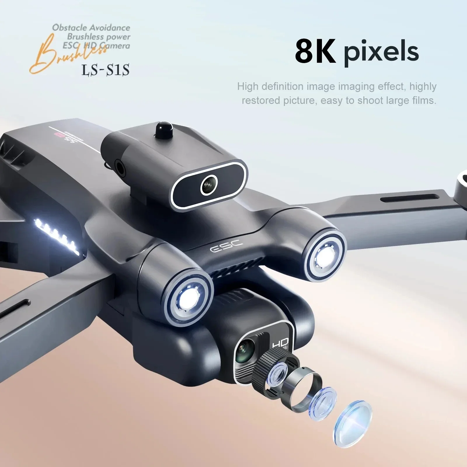 プロのブラシレスモーター付きドローン,GPS付きクワッドコプ - Drone Surveying のレビューと価格