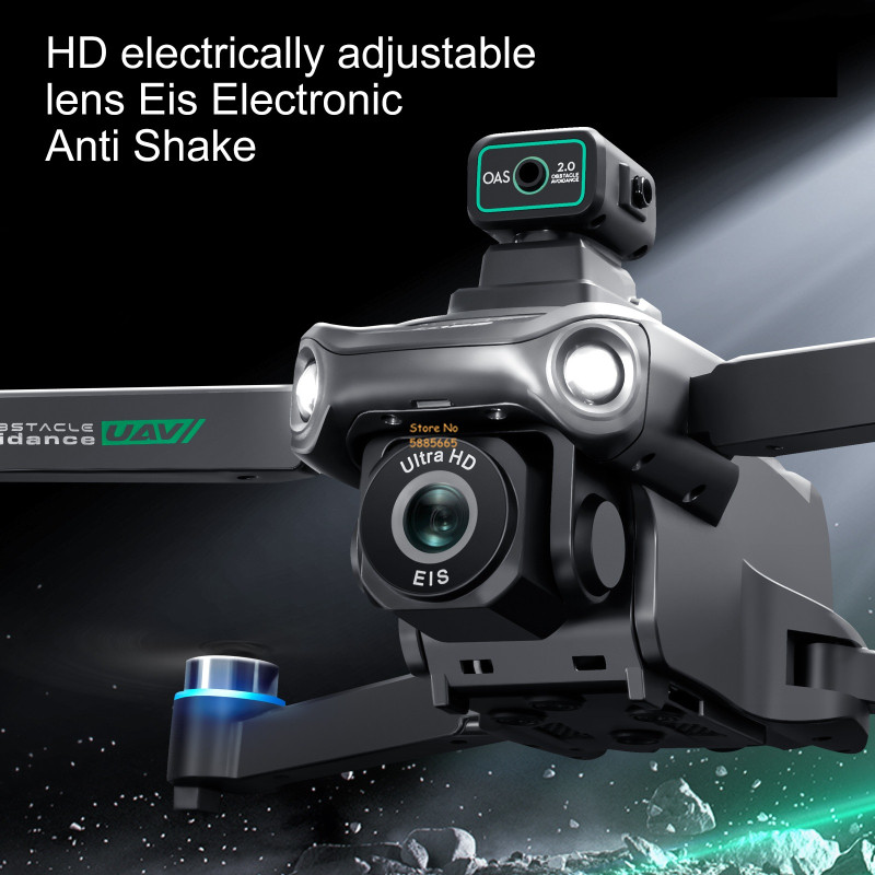 リモコン付きクワッドコプタードローン,障害物回避,LEDスク - Drone Lidar のレビューと価格