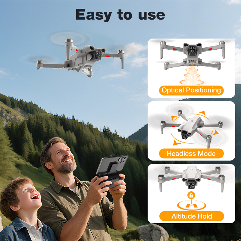 新型ホットL017プロドローン ブラシレス 3Dロール 36 - Drone Surveying のレビューと価格