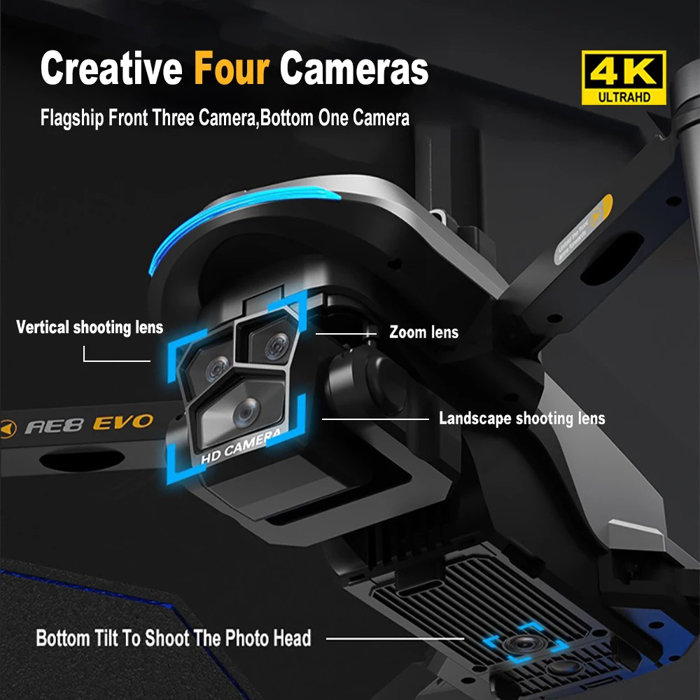 AE8 EVO ドローン GPS 8K プロフェッショナル  - Drone Surveying のレビューと価格